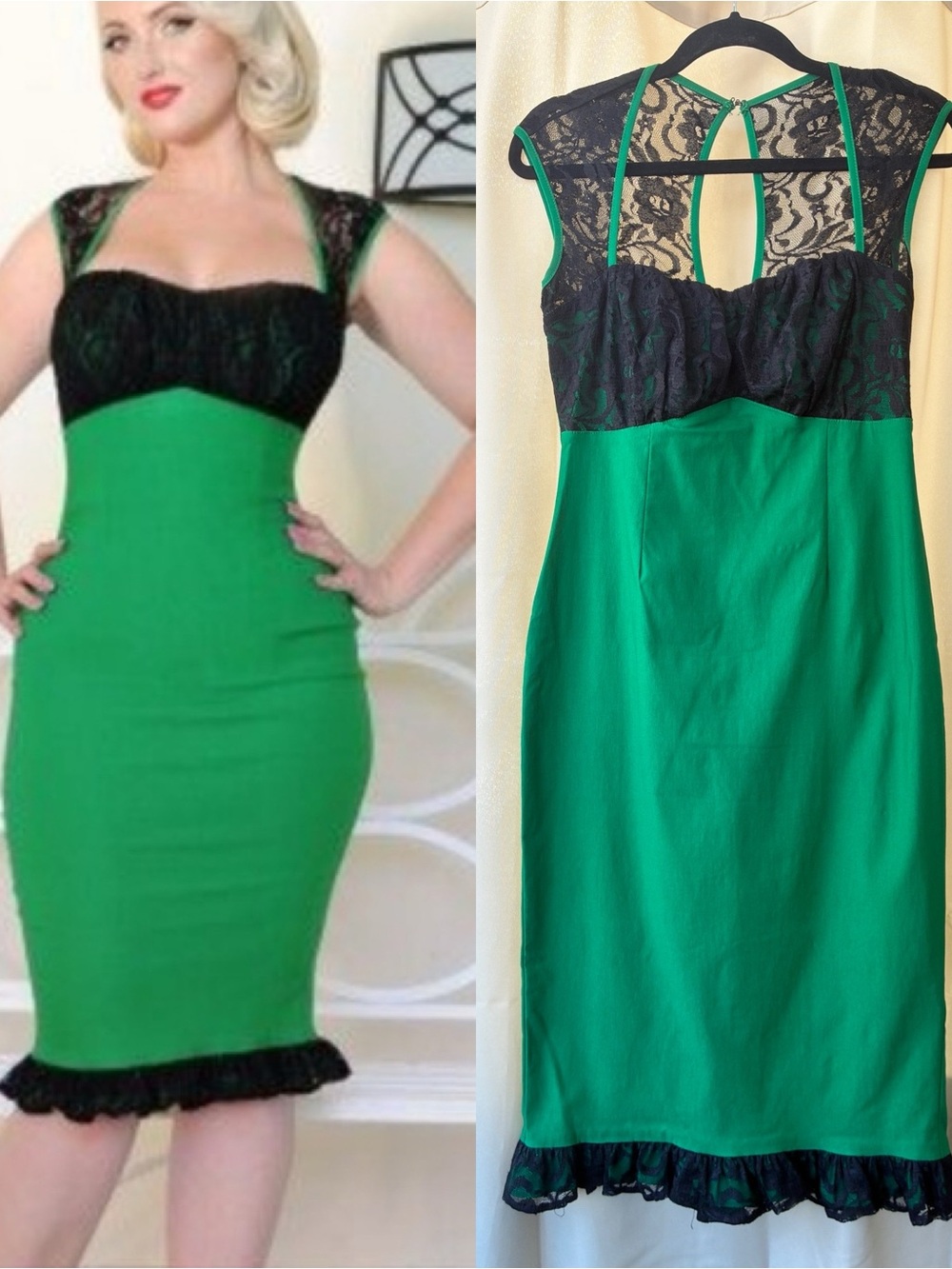 Pinup Couture Micheline Wiggle Dress Size XL